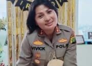 Foto AKBP Josephien Vivick Tjangkung Kapolres Kabupaten Lembata yang menjadi perhatian warga net karena kecantikannya.