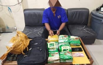 Foto terduga pemilik shabu seberat 7 kg yang ditangkap di rumah kost di Kelurahan Tanjung Palas Kota Dumai.