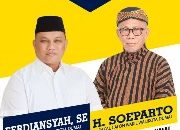 Foto : Calon Walikota Dumai Ferdiansyah, S.E dan Calon Wakil Walikota Dumai H. Soeparto di Pilkada tahun 2024.