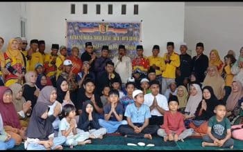 Foto : Pengurus IKTD Kota Dumai bersama Bundo Kanduang Tanah Datar dan GETTAR Kota Dumai bersama anak yatim dan dhuafa.